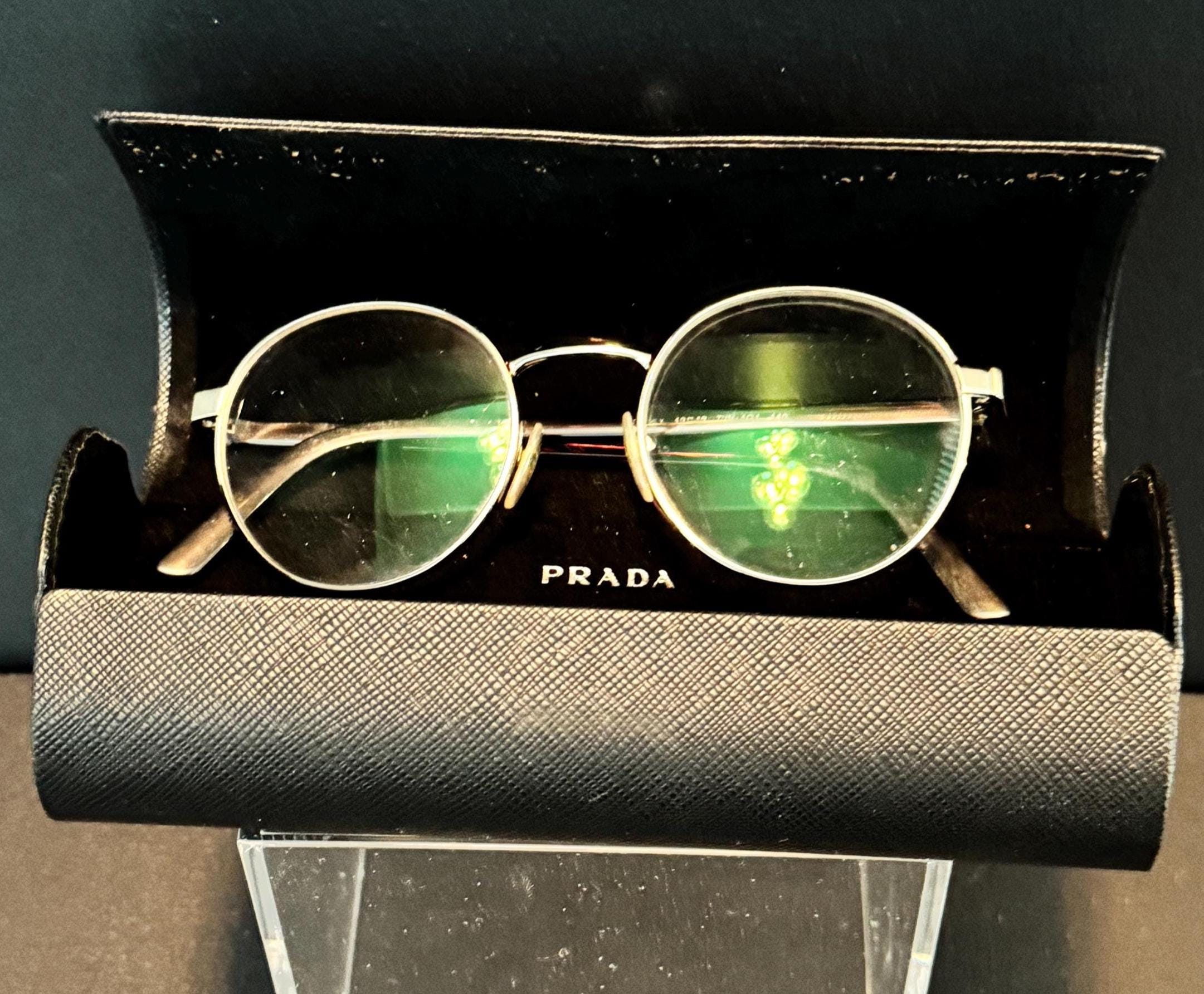 Prada Round Sunglasses - Etsy
