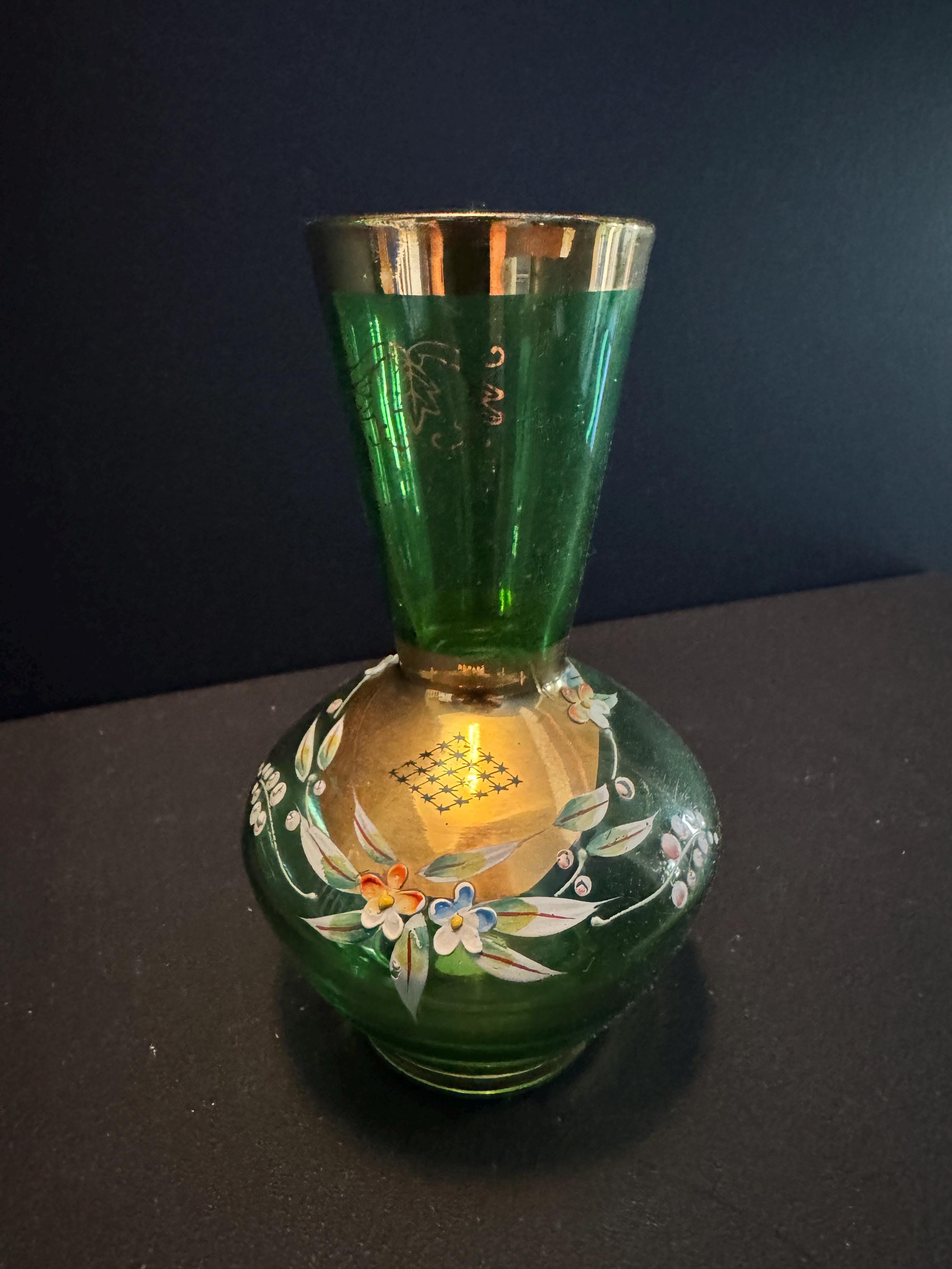 Japanese Vase Gold Green - Etsy