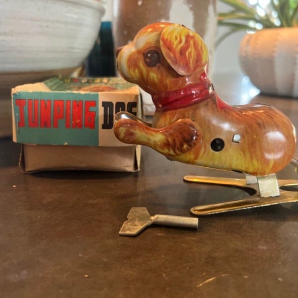 Wind up Toy Dog Etsy