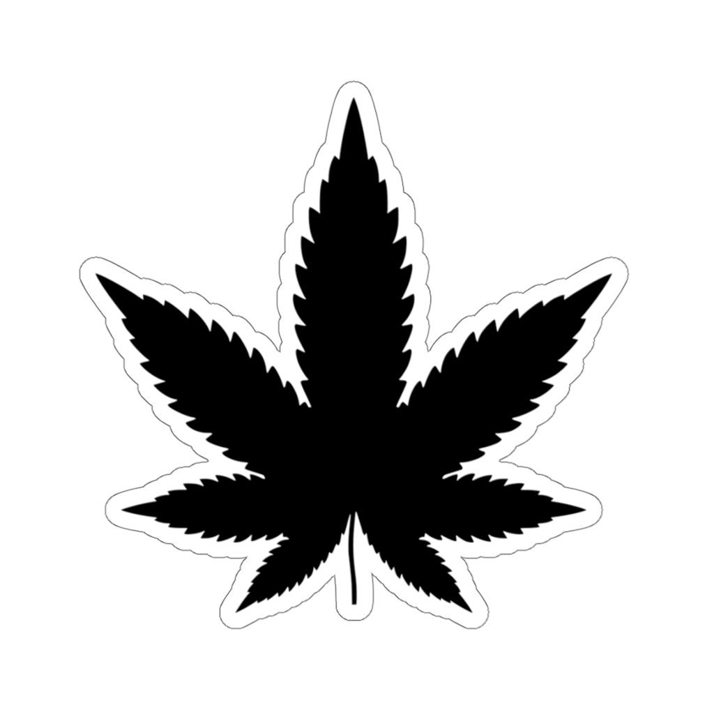 Marijuana Sticker Weed Sticker Pot Leaf Sticker Cannabis Etsy