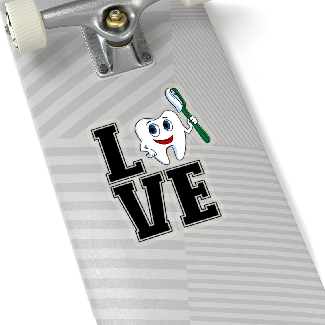 Dentist Sticker Love sticker Laptop Sticker Tooth Sticker Etsy