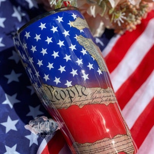 We the People Tumbler/Constitution Tumbler/American Flag Tumbler/MAGA