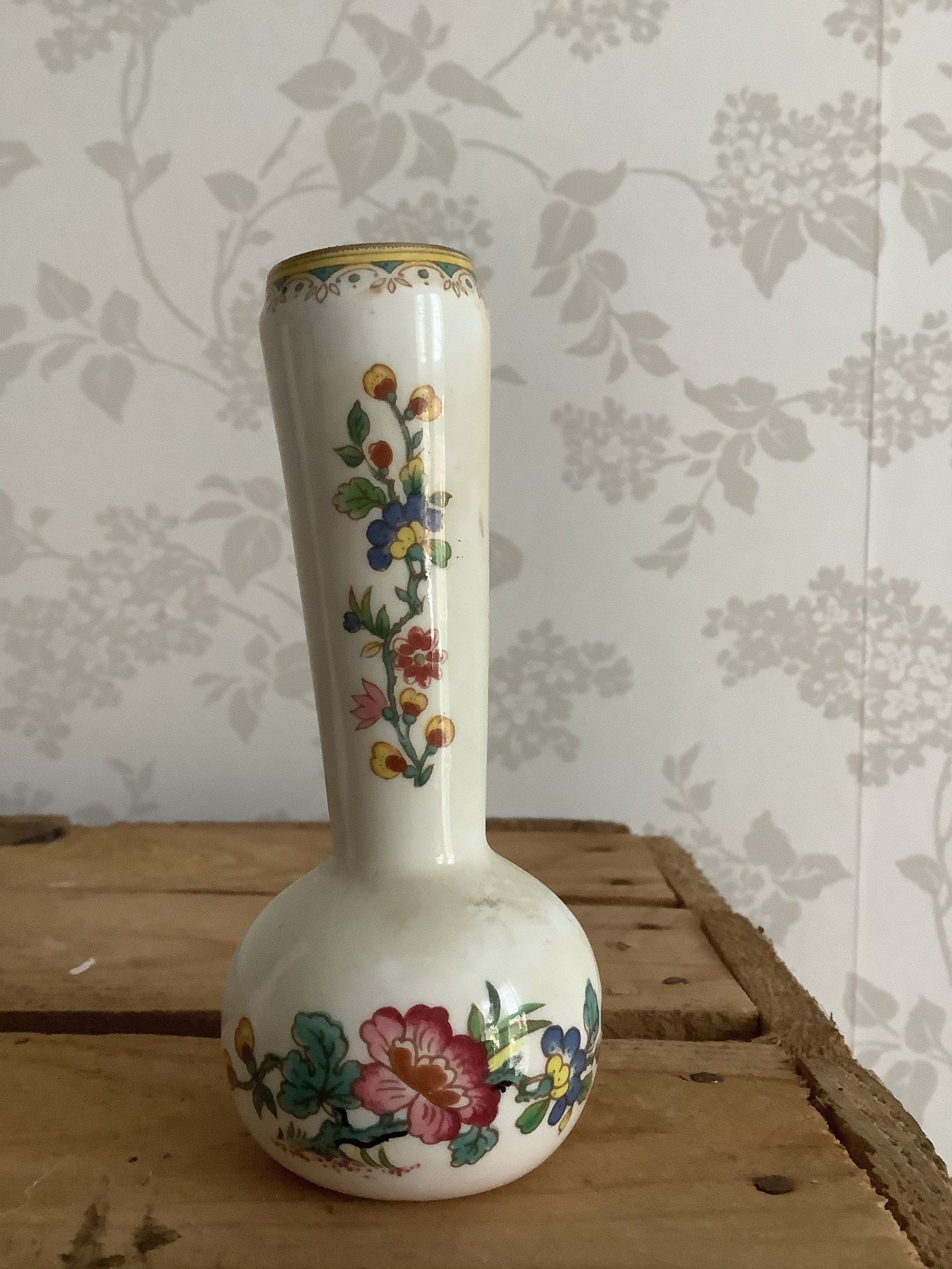 Coalport Ming Rose Bud Vases Etsy UK