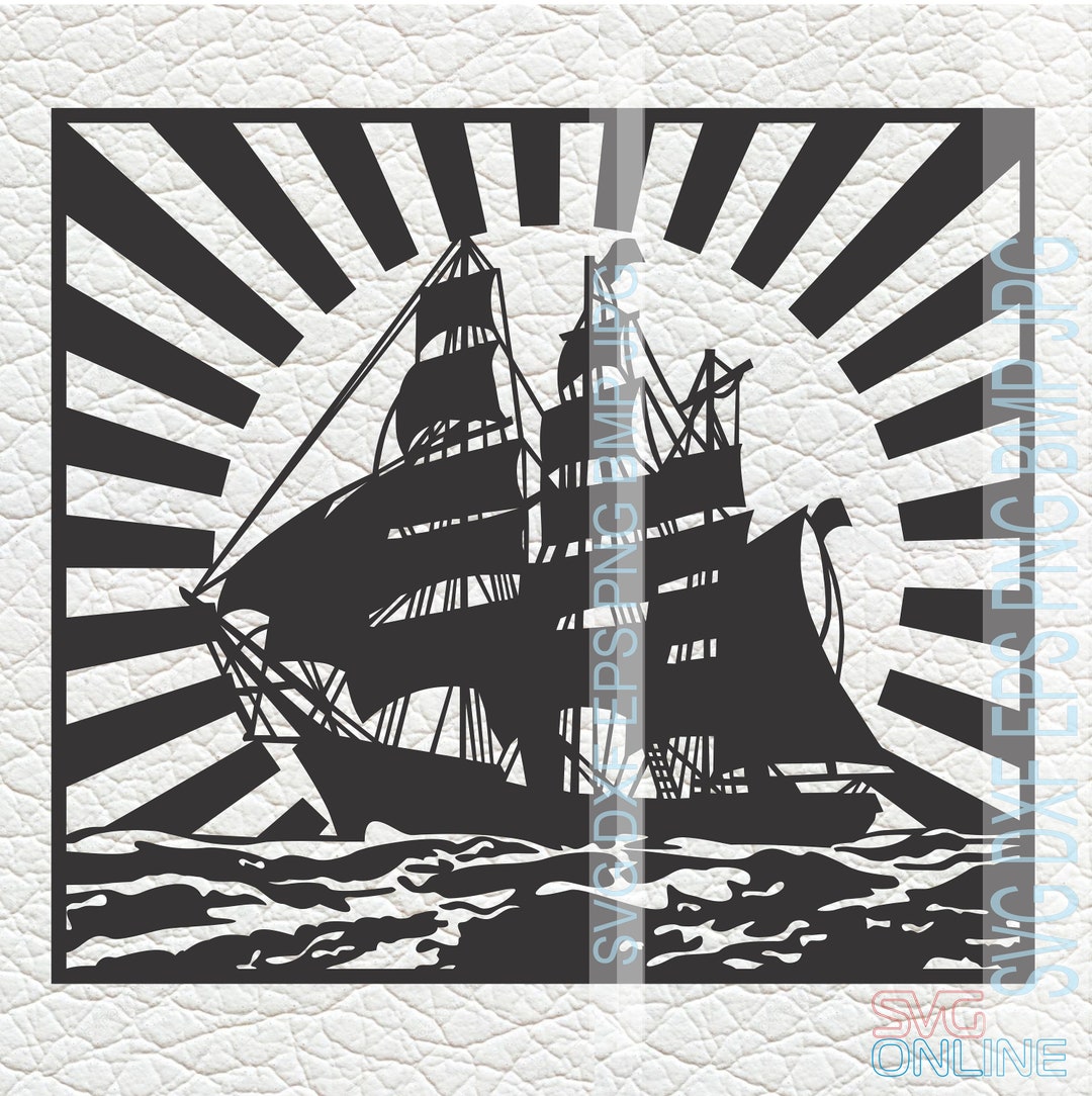 Ship SVG Dxf Png Clipart Vector Cricut Cut Cutting Cnc - Etsy UK