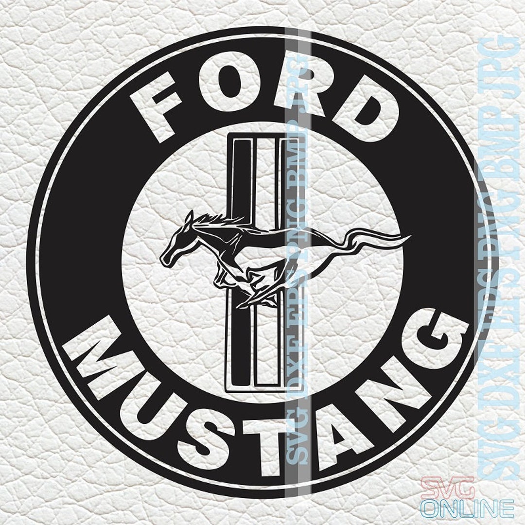Ford Mustang SVG Dxf Png Clipart Vector Cricut Cut Cutting Cnc - Etsy