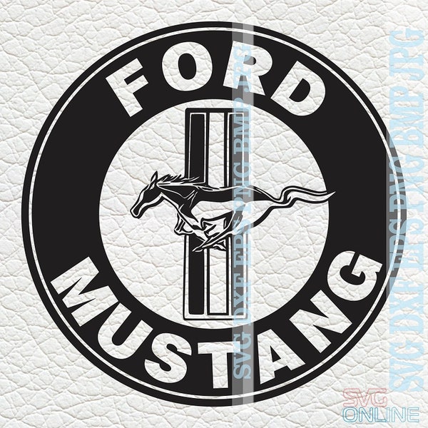 Ford Mustang SVG dxf png clipart vector cricut cut cutting cnc