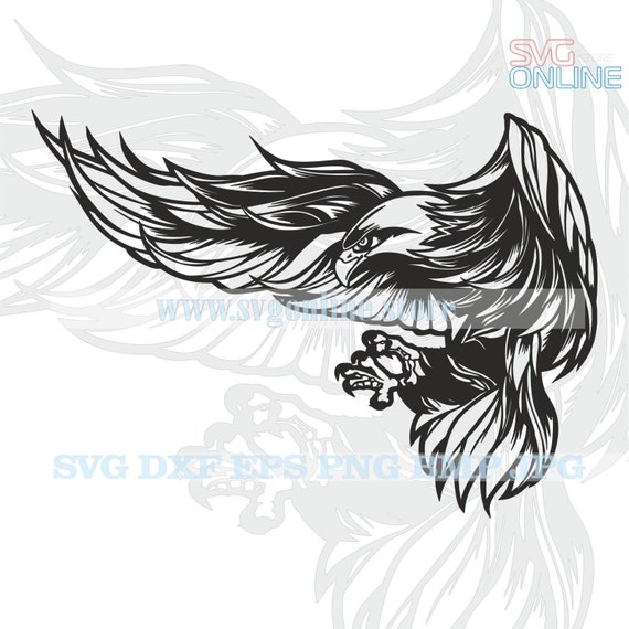 Eagle SVG Dxf Png Clipart Vector Cricut Cut Cutting Cnc | Etsy