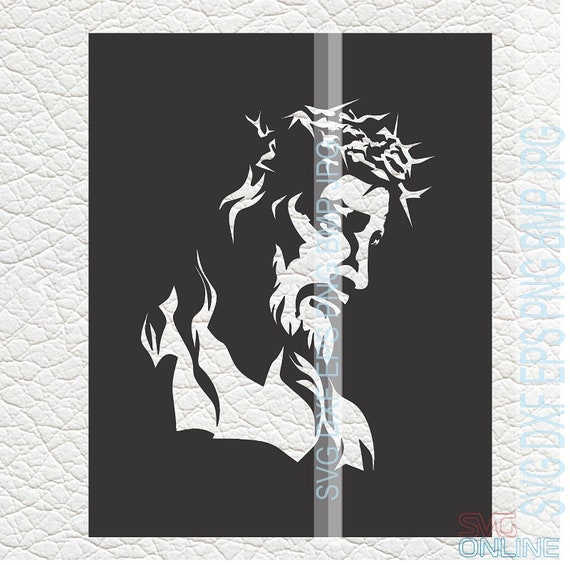 Jesus SVG Dxf Png Clipart Vector Cricut Cut Cutting Cnc - Etsy