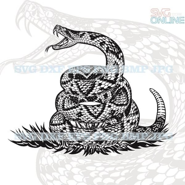 Snake SVG dxf png clipart vector cricut cut cutting cnc