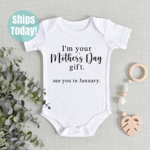 Mother's Day Pregnancy Announcement Bodysuit, Mother's Day Baby Announcement for Grandma, Mothers Day Baby Reveal, Baby Reveal Bodysuit