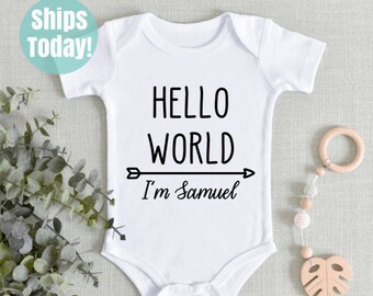 hello world onesie girl