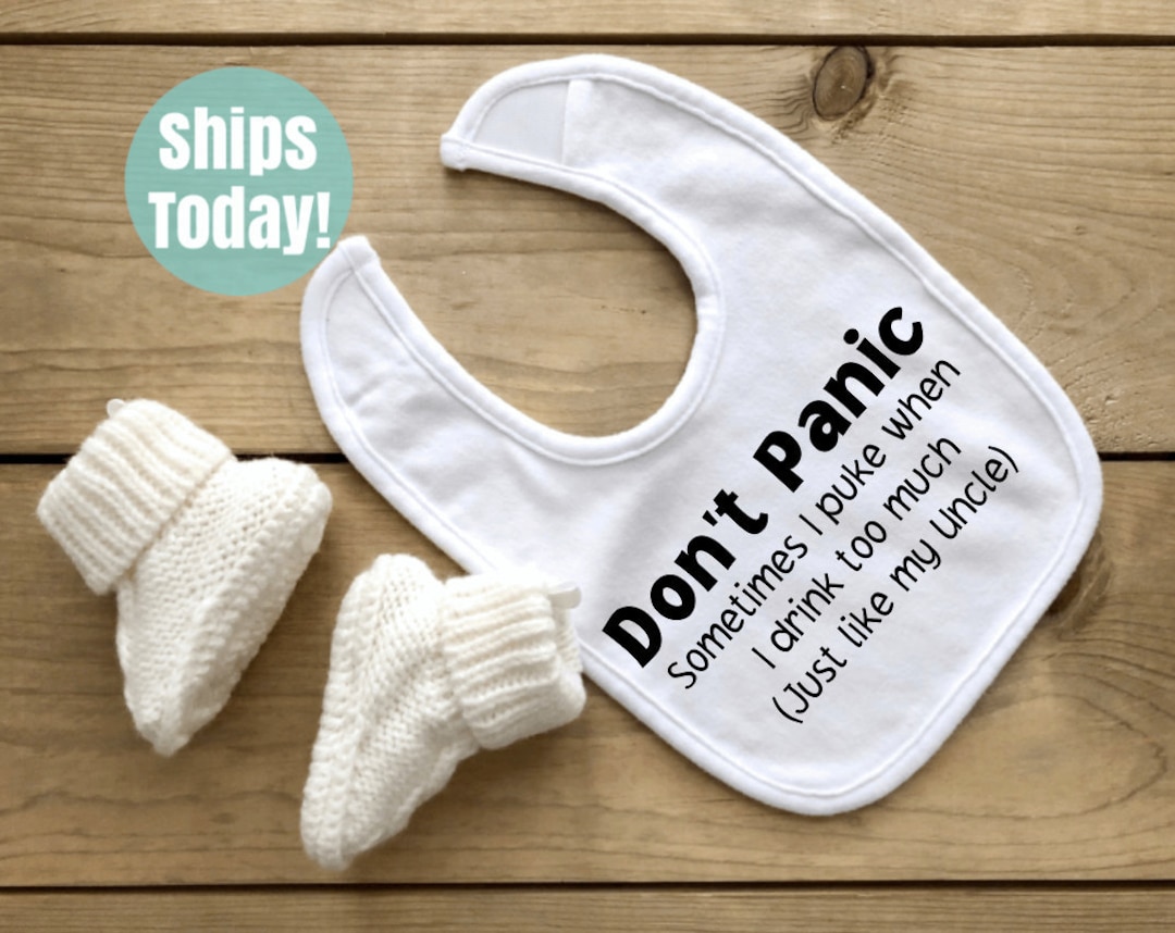 Funny Baby Bib, Cute Baby Bib, Baby Boy Gift, Baby Girl Gift, Baby
