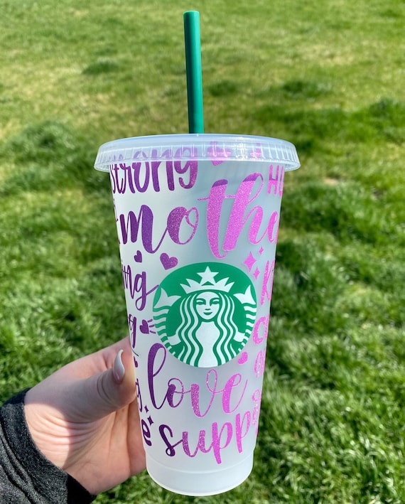 Mothers Day Starbucks Cold Cup Starbucks Cup for Mom Etsy