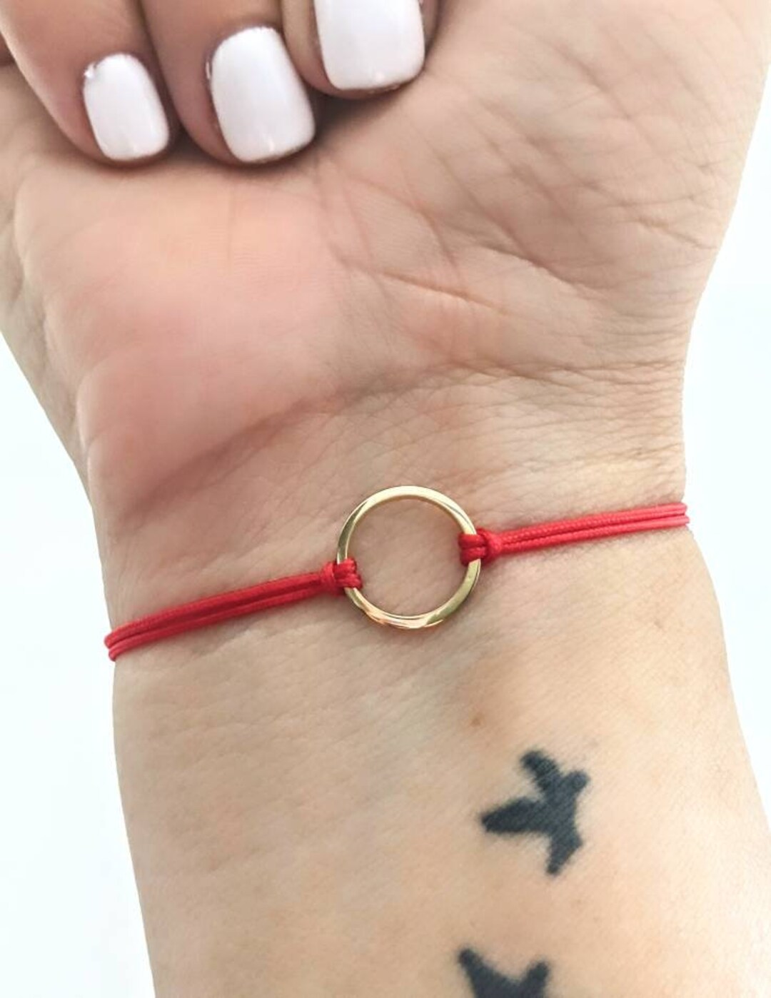Good Karma Bracelet Red String Bracelet Karma Bracelet Circle