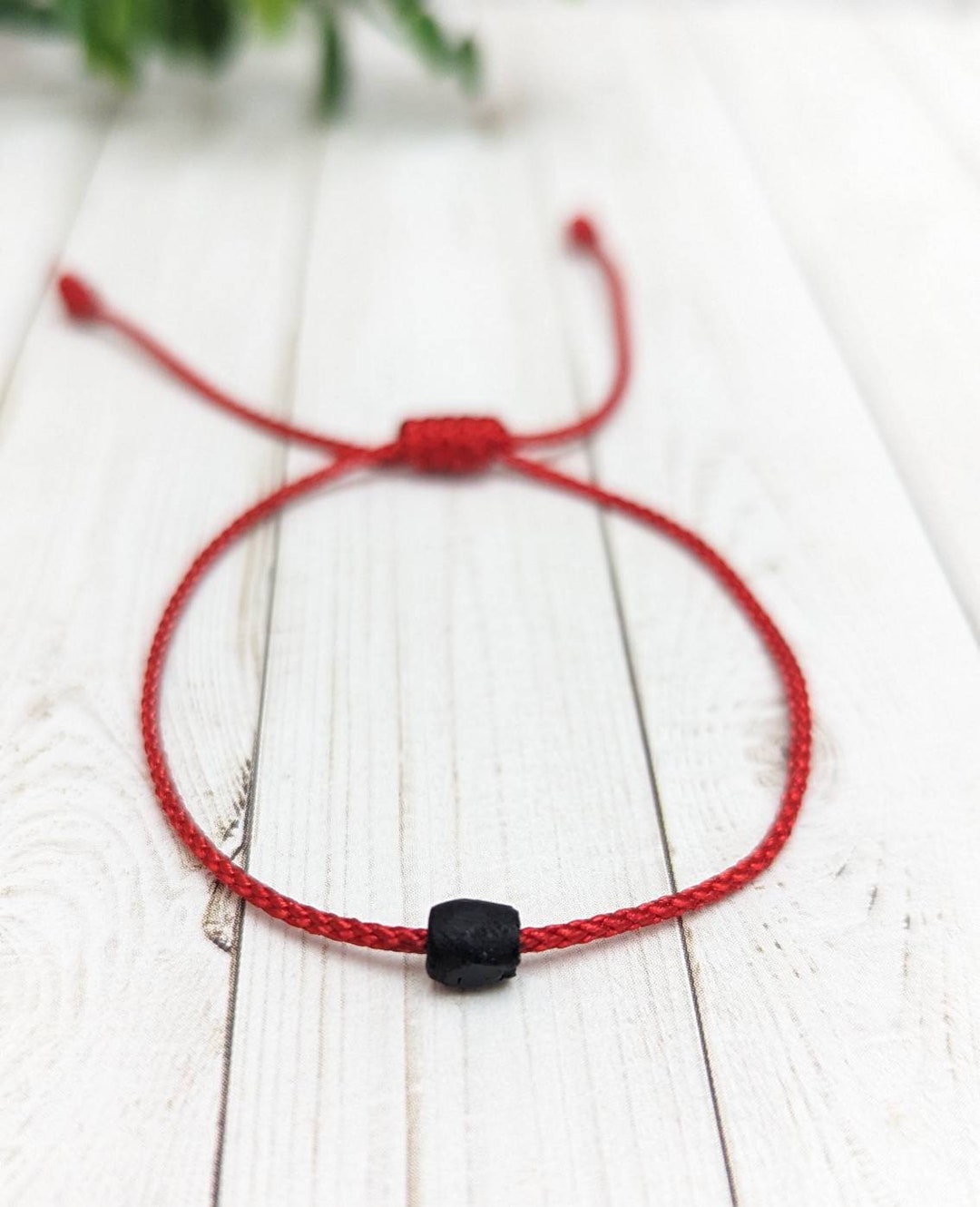 Azabache Bracelet, Red String, Azabache Red Bracelet, Azabache Stone