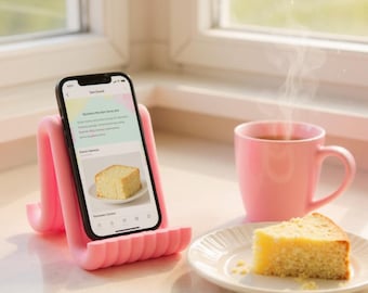 Wiggle Phone Stand: Spring Coil Design