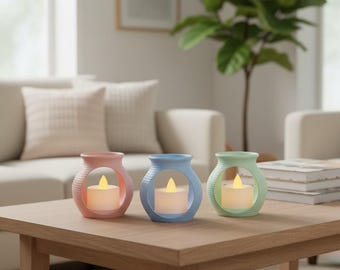 Festive Glow Tea Light Holders - Christmas Lanterns