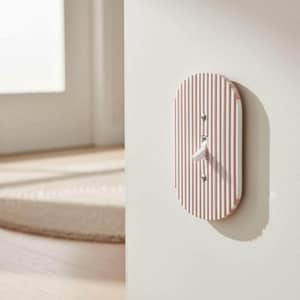 Custom striped switch plate cover | modern wall decor | outlet cover