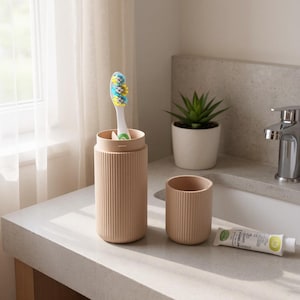 Travel Toothbrush Case: Locking Dental Hygiene Organizer