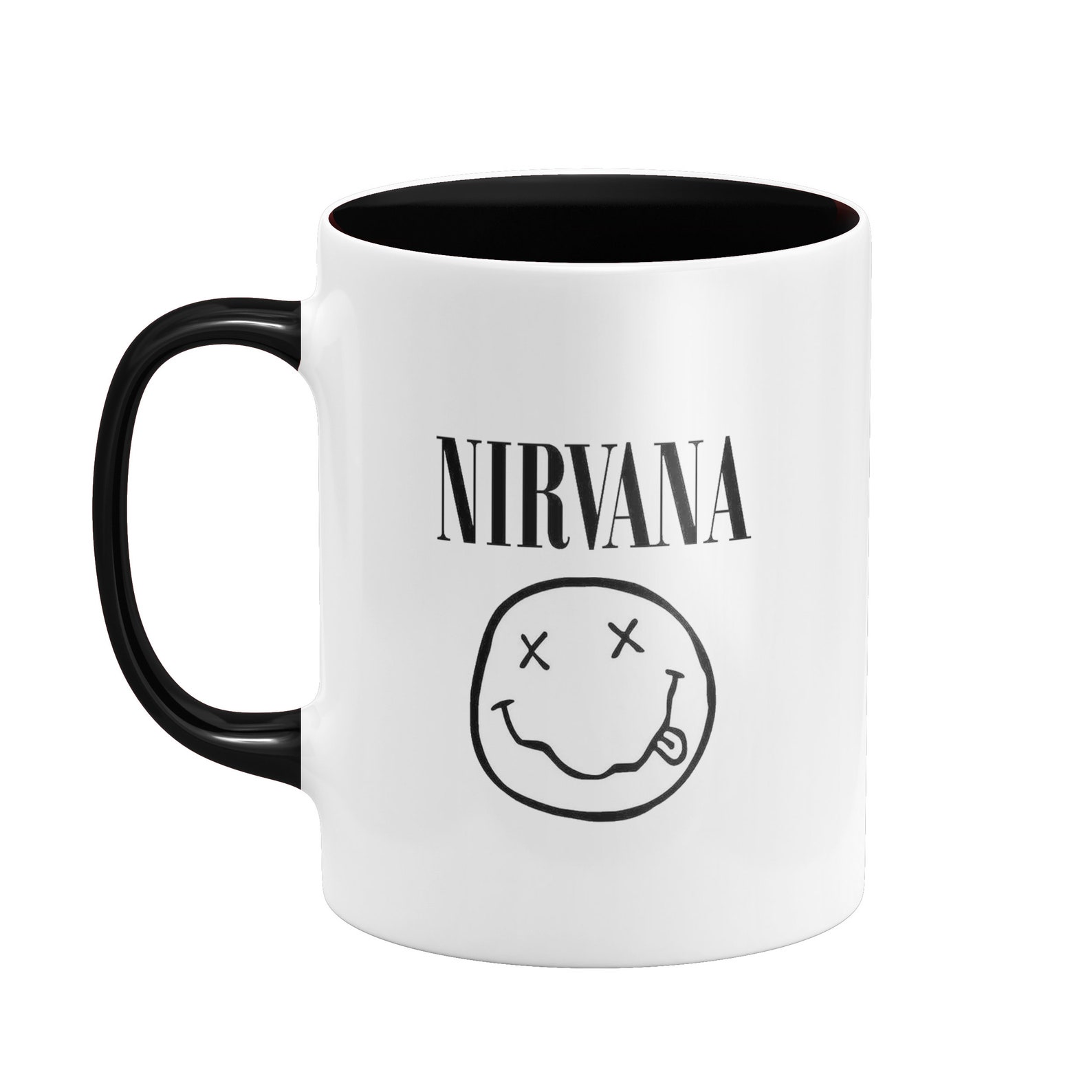 Nirvana Coffee Mug The Rock Bands Music Band Desings Mug Etsy