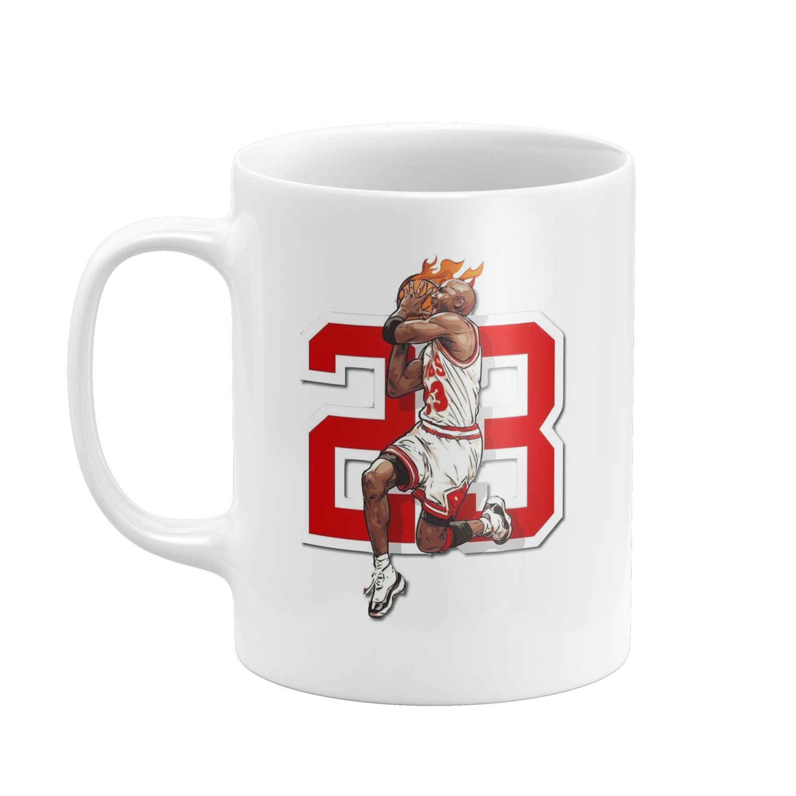 23 Michael Jordan Bulls Coffee Mug Basketball Sport Etsy