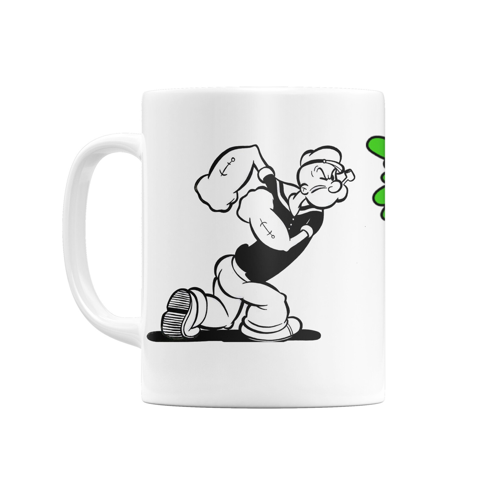 Popeye Coffee Mug Popeye the Sailor Popeye and Olive Oyl Etsy