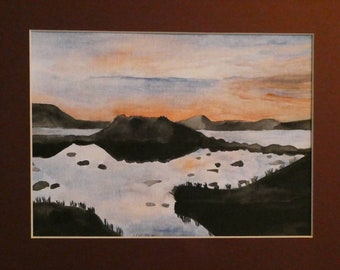 Scottish Highlands painting