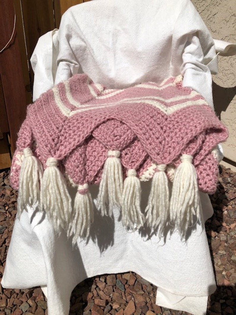 Crochet adult size blanket great for cancer patients soft Etsy