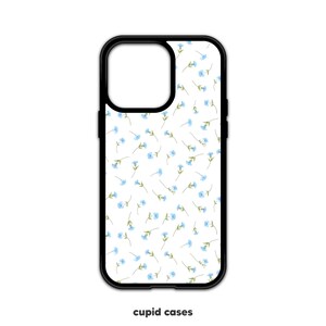 Blue Floral Phone Case for iPhone & Samsung Galaxy