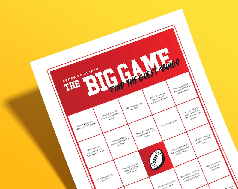 Super Bowl 2024 Party Game Bundle Printable Instant Download PDF - Etsy