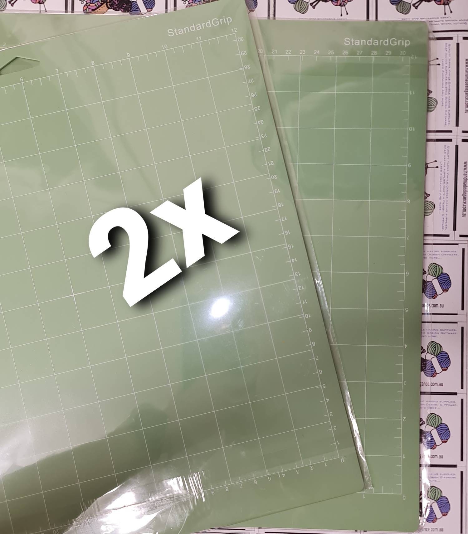 2x CriCut 30x30cm artist sticking vinyl mat cutting Standard Etsy
