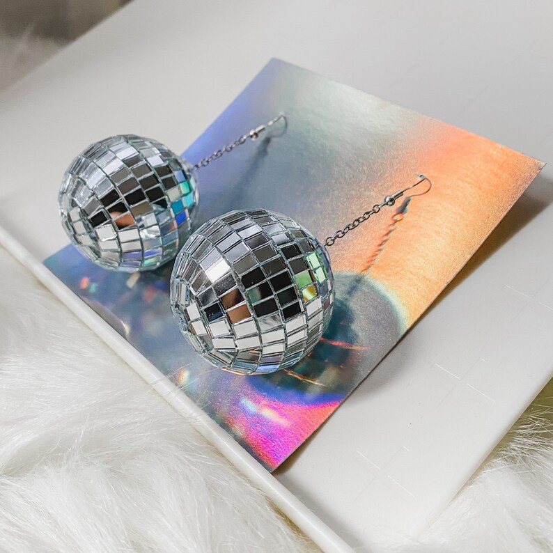 High Quality Disco Ball Earrings Etsy