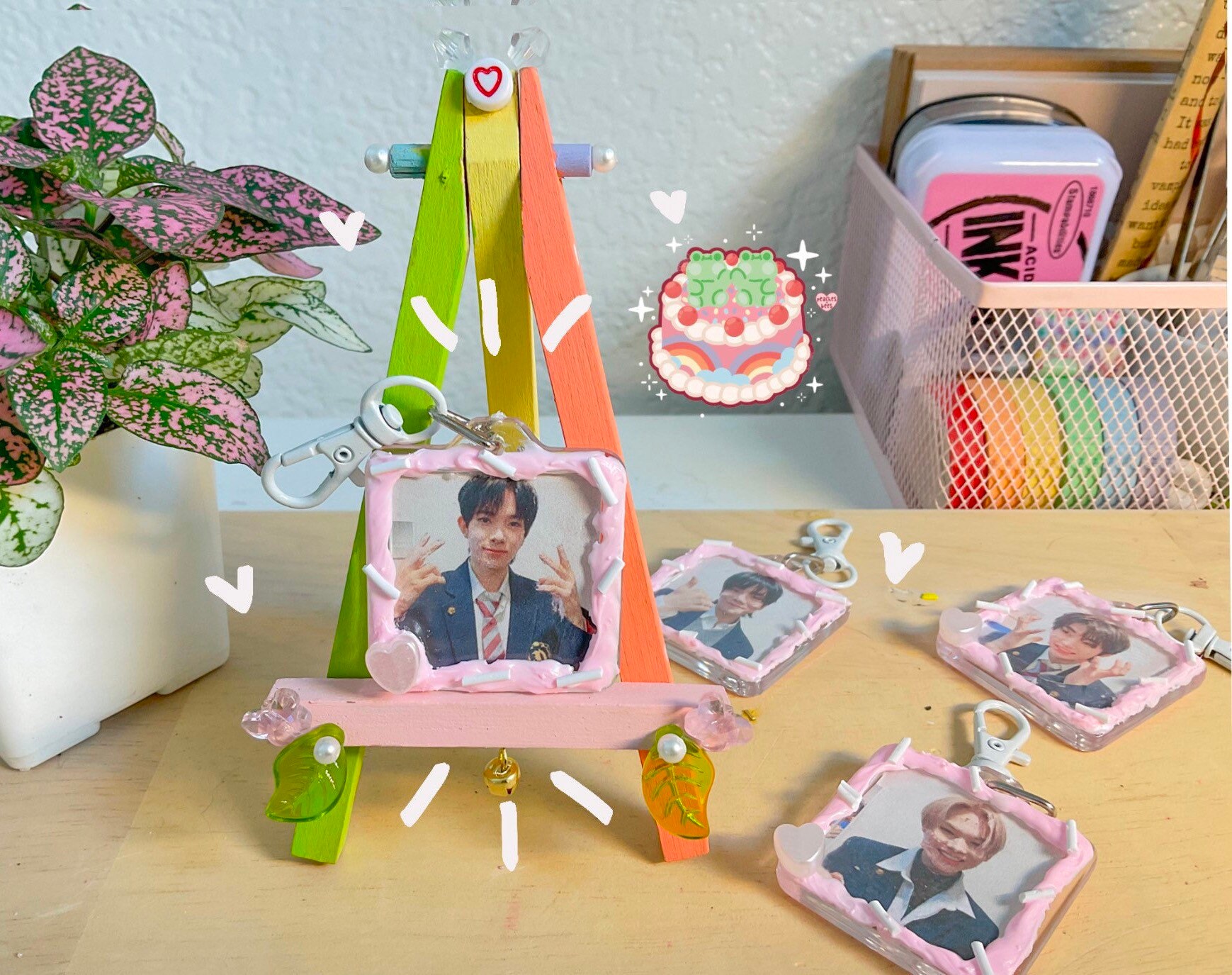 Enhypen Cake Keychain phone Charm READ DESCRIPTION Etsy