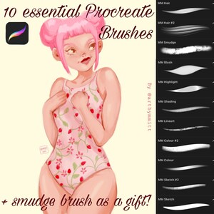 11 Procreate brushes by ARTBYMMITT, procreate brushes bundle