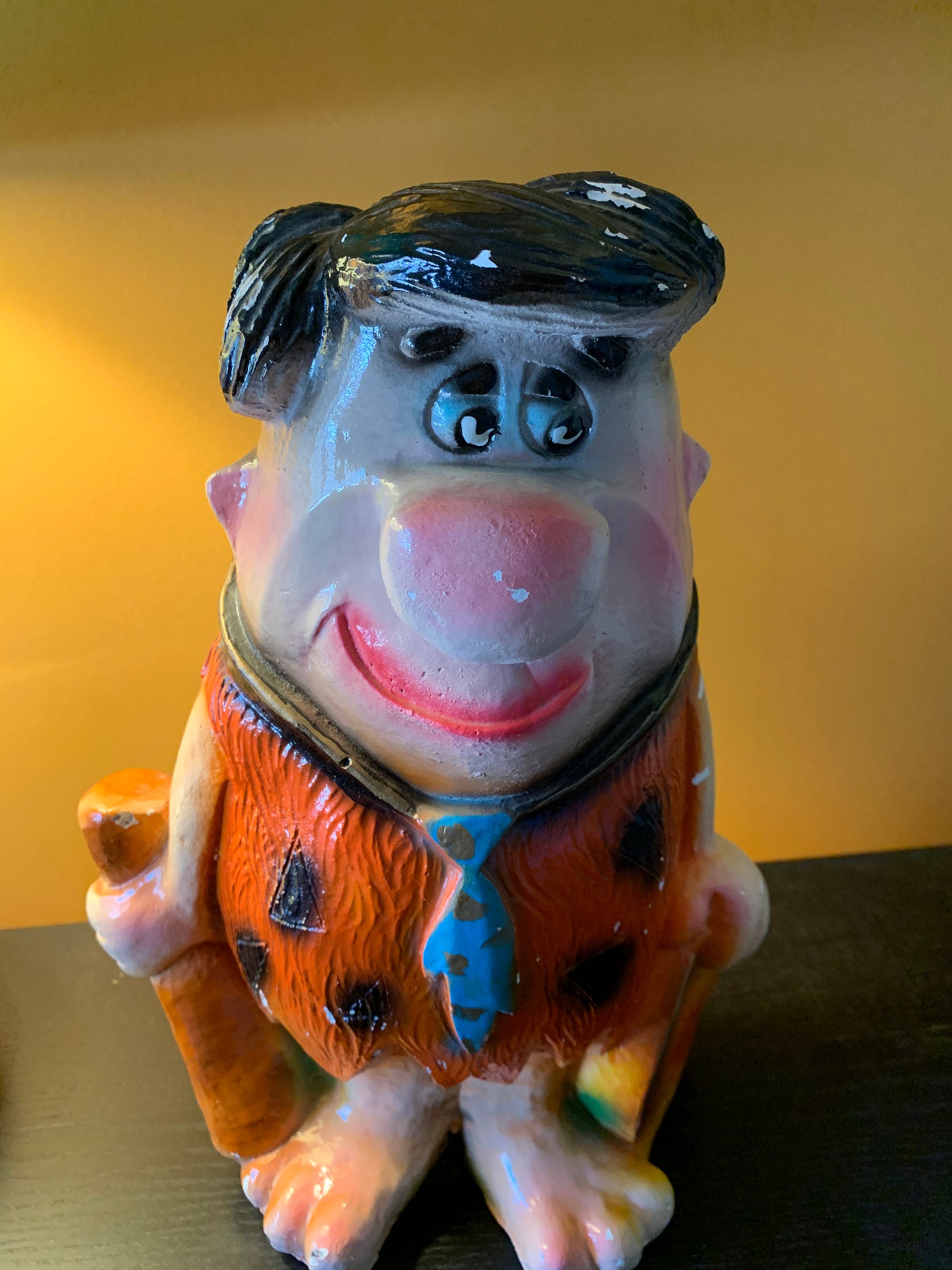 RARE! Vintage 1970s Fred Flintstone Bank - Etsy RARE! Vintage 1970s Fred Flintstone Bank - Etsy
