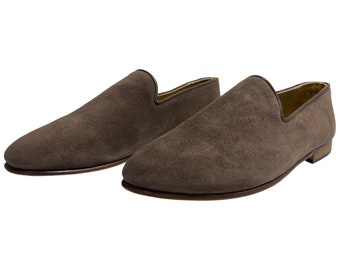 Suede Classic Oxford Shoe, Suede shoes, Men Suede Shoes, Handmade Suede Shoes, Suede Shoes size 9