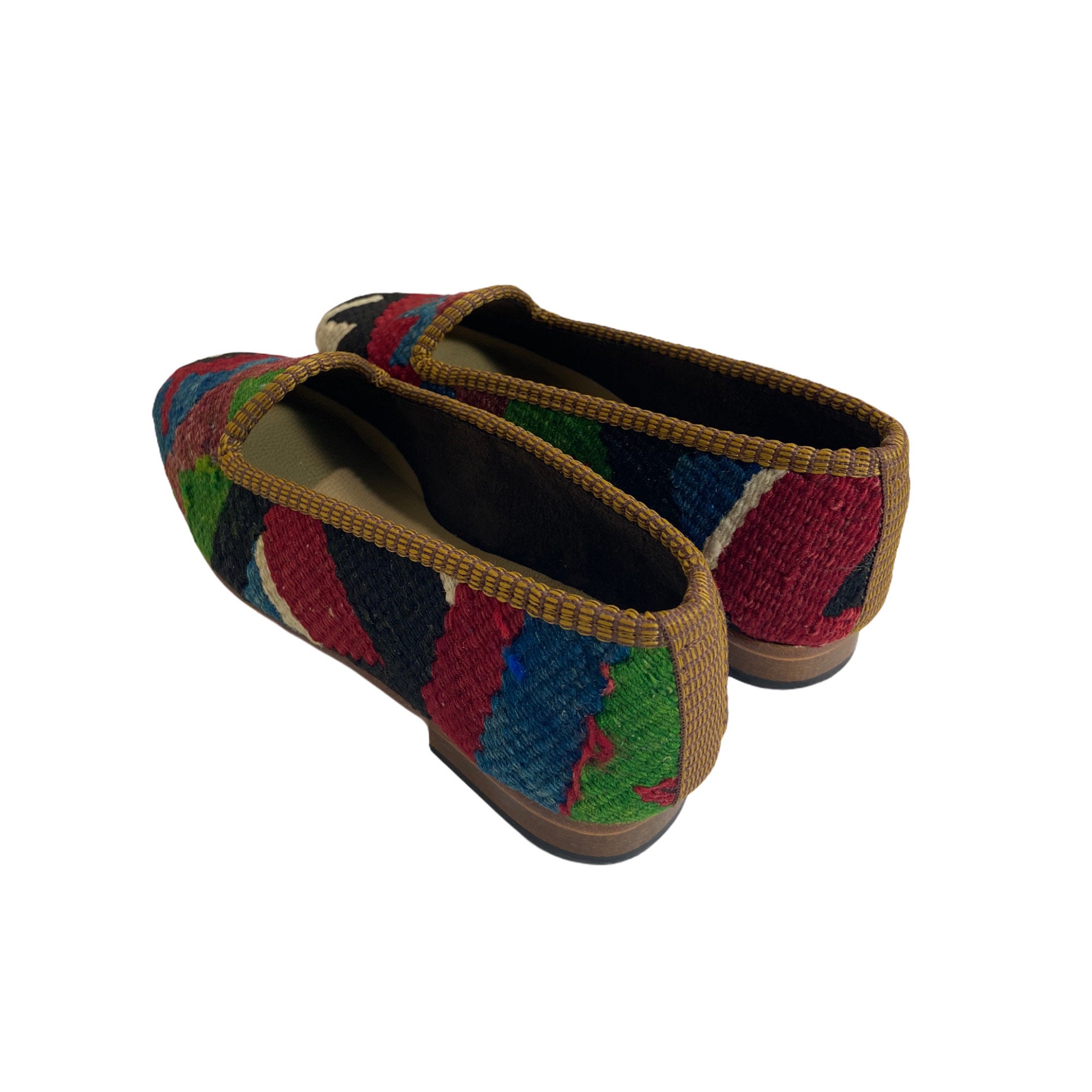 Women Rug Shoes Size 5 Leather Sole Shoes Women Kilim Shoes Etsy UK