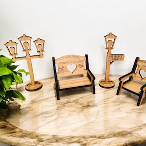 Miniature Memorial Chair: Wedding Remembrance Table Decor