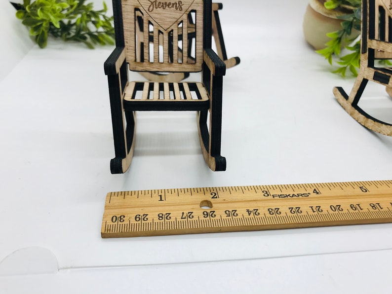 Personalized Laser-cut Memory Rocking Chair: Engraved Memorial Gift - Etsy