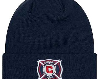Chicago Fire Cuffed Knit by New Era - Etsy