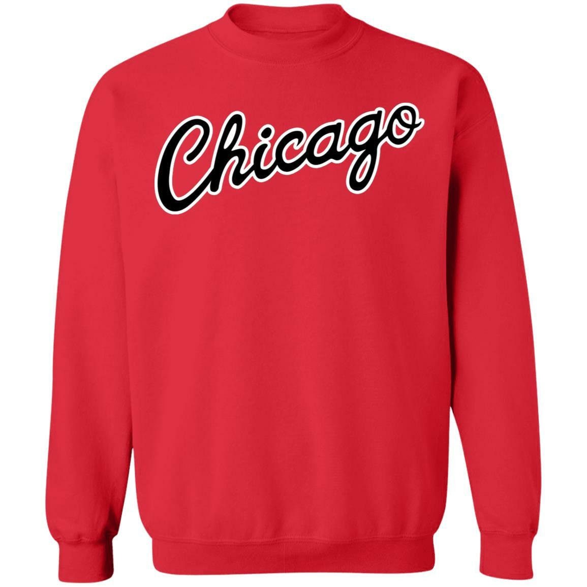 Red chicago hotsell bulls sweatshirt