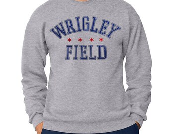 Wrigley Field Grey Crewneck Sweatshirt by Thirtyfive55 | Etsy