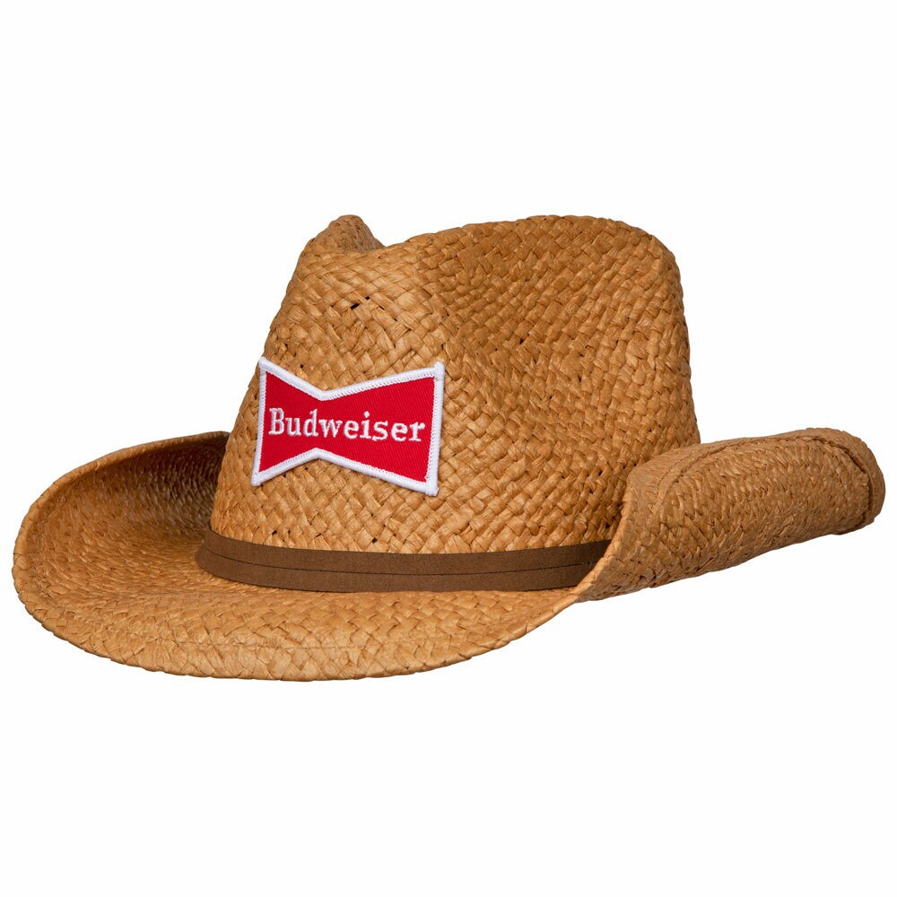 Budweiser 'king of Beers' Straw Cowboy 