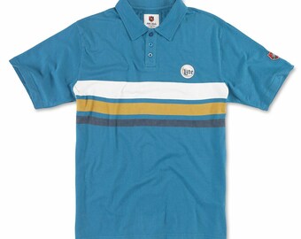 miller lite golf polo