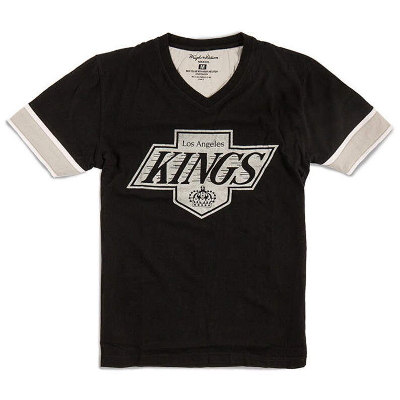 Los Angeles Kings Black Hat Trick T-Shirt by American Needle
