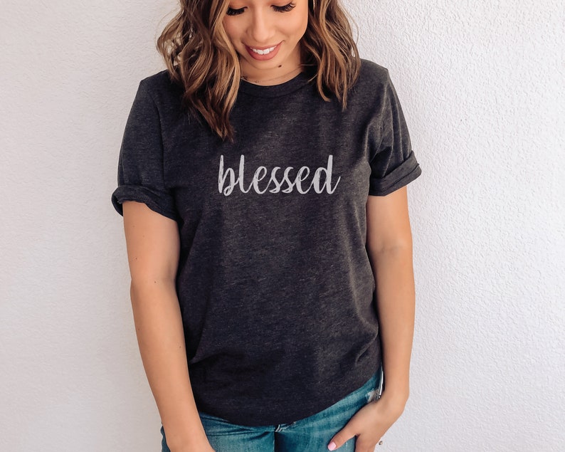 Blessed Svg Distressed Svg Blessed Silhouette Svg - Etsy