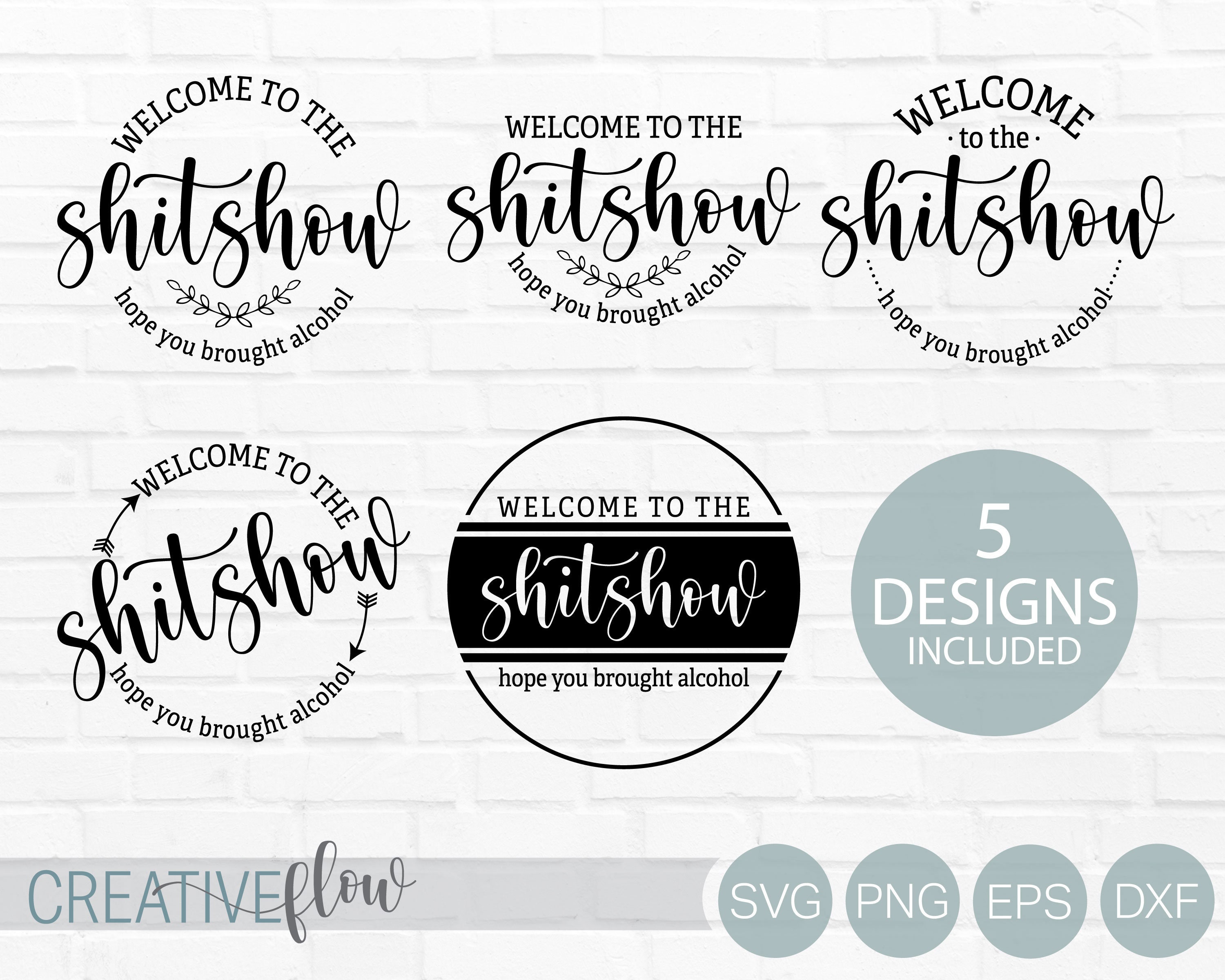 Welcome to the Shit Show Svg Bundle 