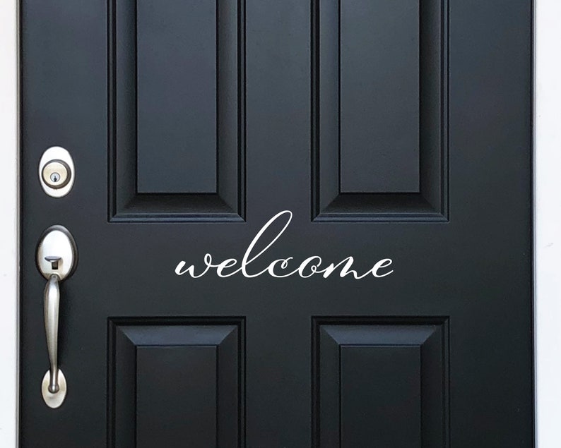 Download Welcome Svg Bundle Front Door Decal Svg Cricut Cut File for | Etsy