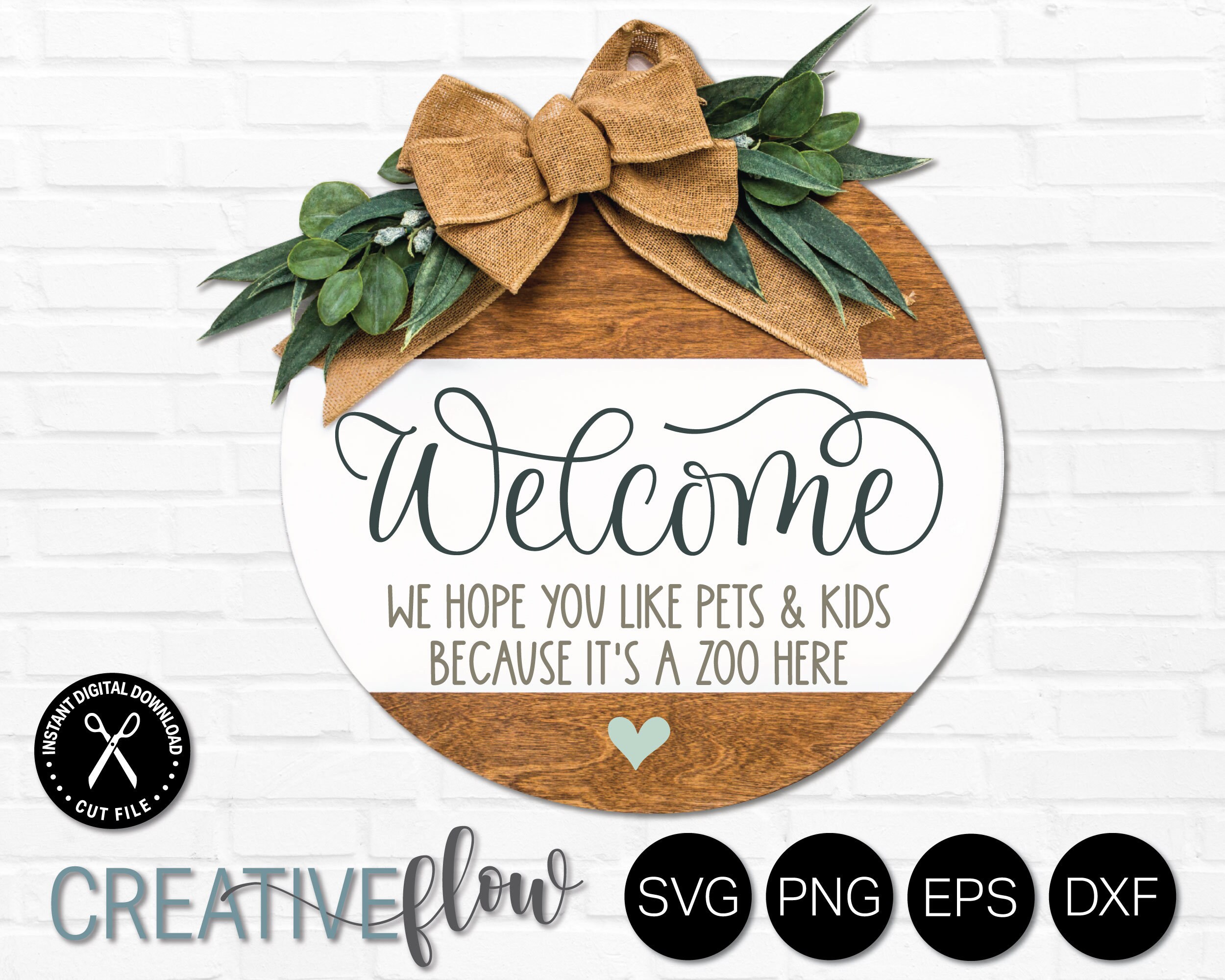 Dog Door Hanger SVG Funny Mat Svg for Dog Mom Lover Etsy