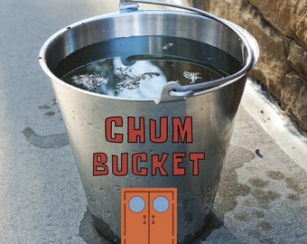 Chum Bucket Digital Art Download | SVG, PDF, PNG Unique Underwater-Themed Decor